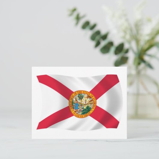 Florida Flag Briefkaart (Staand voorkant)