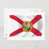 Florida Flag Briefkaart (Voorkant / Achterkant)