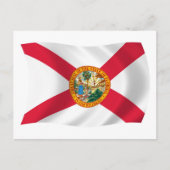 Florida Flag Briefkaart (Voorkant)