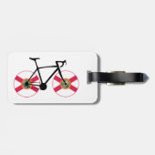 Florida Flag Cycling Bagagelabel (Achterkant horizontaal)