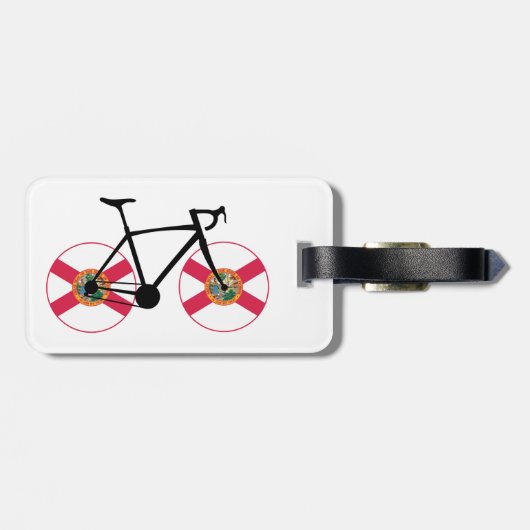 Florida Flag Cycling Bagagelabel (Achterkant horizontaal)