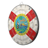 FLORIDA FLAG Dart Board Dartbord (Voorkant Rechts)