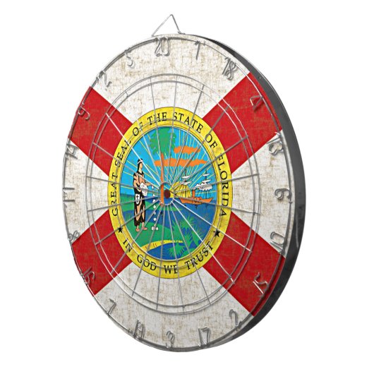 FLORIDA FLAG Dart Board Dartbord (Voorkant Rechts)