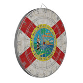 FLORIDA FLAG Dart Board Dartbord (Voorkant Links)