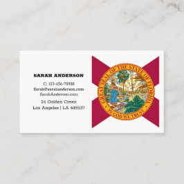 Florida Flag Elegant Visitekaartjes / Verenigde St
