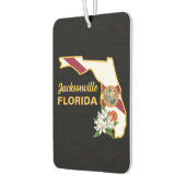 Florida Flag en Flower Sinaasappel Blossom Luchtverfrisser (Links)