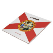 Florida Flag en Slogan Tegeltje (Zijkant)