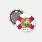 Florida Flag & Florida State USA/sport Magneet (Voorkant / Achterkant)