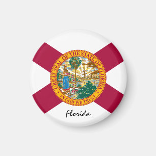 Florida Flag & Florida State USA/sport Magneet