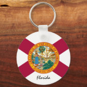 Florida Flag & Florida State USA/sport Sleutelhanger (Achterkant)
