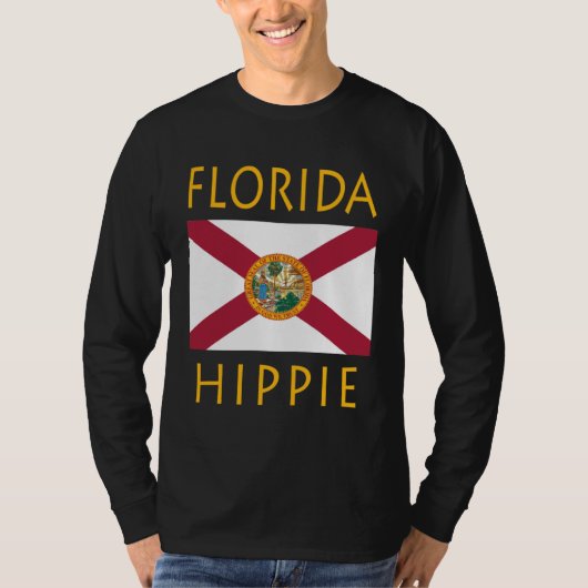 Florida Flag Hippie T-shirt (Voorkant)