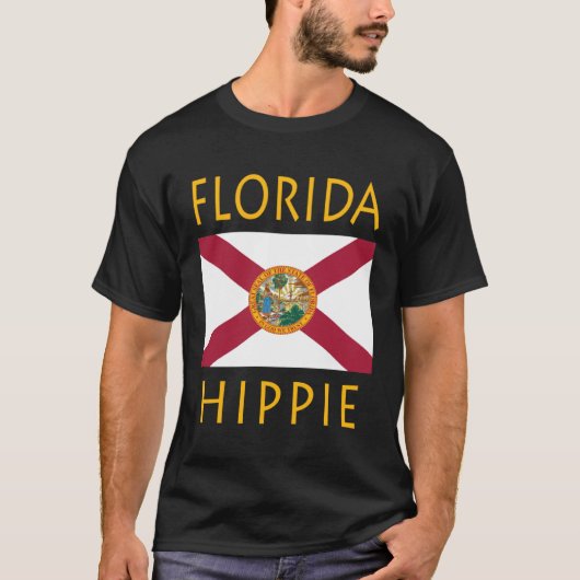 Florida Flag Hippie T-shirt (Voorkant)