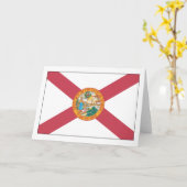 Florida Flag Kaart (Gele Bloem)