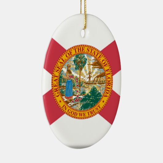 Florida Flag Keramisch Ornament (Rechts)