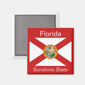 Florida Flag Magnet (Voorkant / Achterkant)