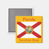 Florida Flag Magnet (Voorkant / Achterkant)