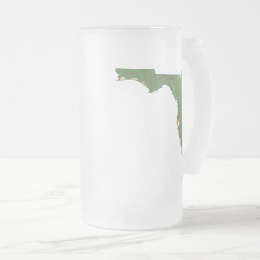 Florida Flag Map City Mok (Voorkant rechts)