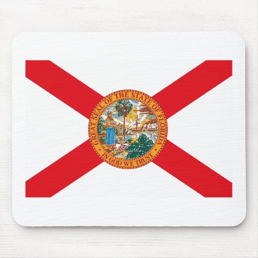 Florida Flag Mousepad Muismat (Voorkant)