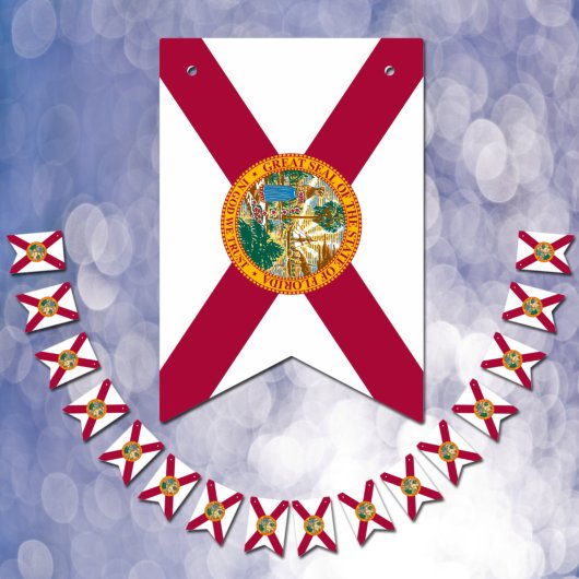 Florida Flag Party, bunting Banners / bruiloft