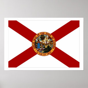 Florida Flag Poster