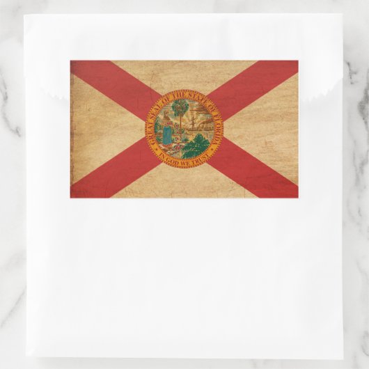 Florida Flag Rechthoekige Sticker (Tas)