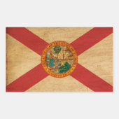 Florida Flag Rechthoekige Sticker (Voorkant)