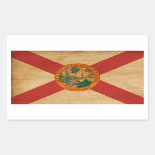 Florida Flag Rechthoekige Sticker