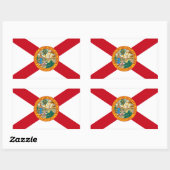 Florida Flag Rechthoekige Sticker (Vel)