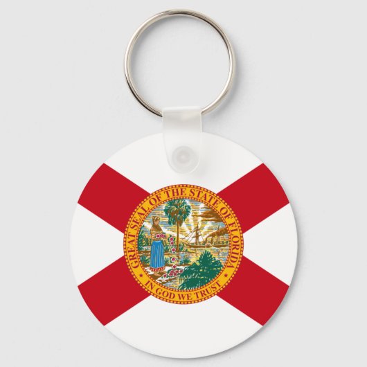 Florida Flag Sleutelhanger (Voorkant)