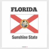 Florida Flag Sticker (Vel)