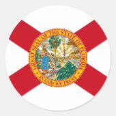 Florida Flag Sticker (Voorkant)