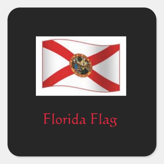 Florida Flag Sticker (Voorkant)