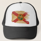 Florida Flag Trucker Hat Trucker Pet (Voorkant)