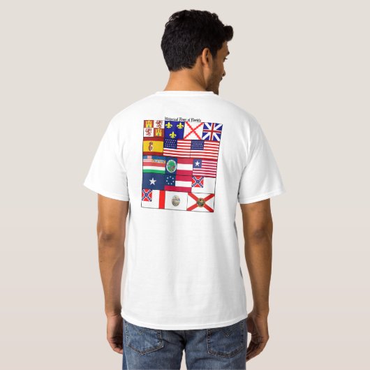 Florida Flags T-shirt (Achterkant volledig)