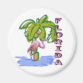 Florida Flamingo Magneet (Voorkant)