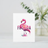 Florida, Flamingo, Postcrossing Briefkaart (Staand voorkant)