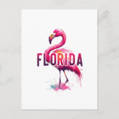 Florida, Flamingo, Postcrossing Briefkaart (Voorkant)