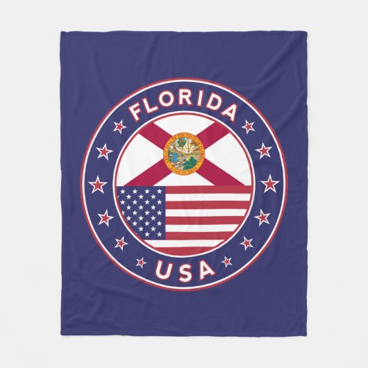 Florida Fleece Deken (Voorkant)