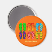 Florida: Flip Flops Magneet (Voorkant / Achterkant)