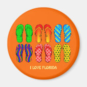 Florida: Flip Flops Magneet (Voorkant)