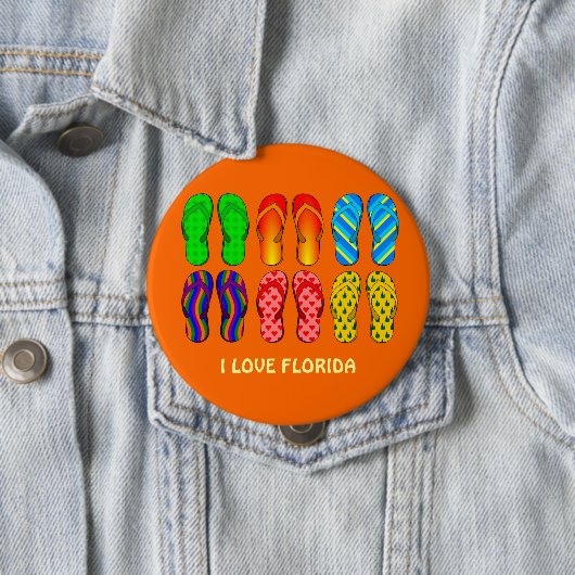 Florida: Flip Flops Ronde Button 4,0 Cm (In situ)