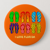 Florida: Flip Flops Ronde Button 4,0 Cm (Voorkant)
