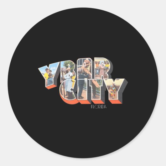 Florida Florida Florida FL Ronde Sticker (Voorkant)
