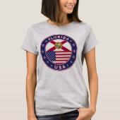 Florida, Florida t-shirt, Florida sticker, T-shirt (Voorkant)