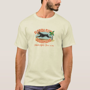 Florida Flying Dobermans Black T-shirt