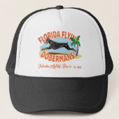 Florida Flying Dobermans Black Trucker Pet (Voorkant)