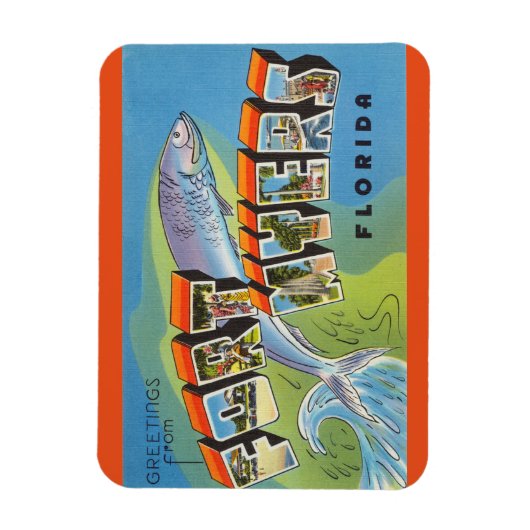 Florida, Fort Myers Magnet Magneet (Verticaal)