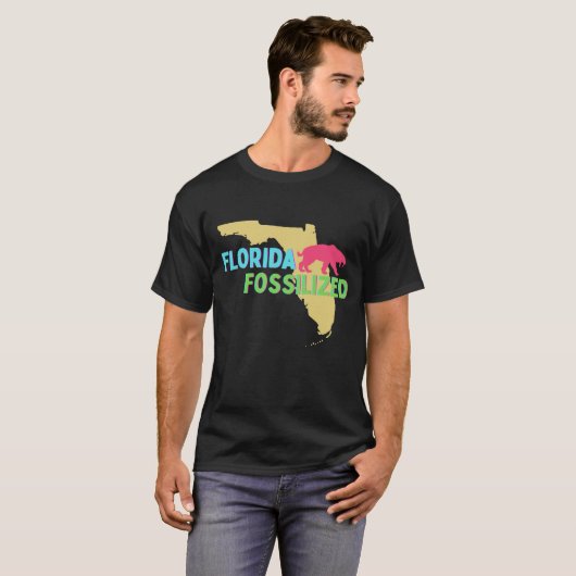 Florida Fossilized Neon T-Shirt (Voorkant volledig)