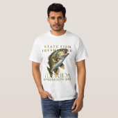 Florida Fresh Water Fish Largemouth Bass T-shirt (Voorkant volledig)
