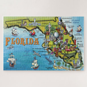 Florida Fun Map Legpuzzel